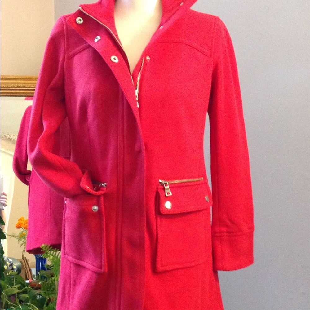 INC Sprig/ Fall Coat_in Red_size P2_NWT - Picture 2 of 11